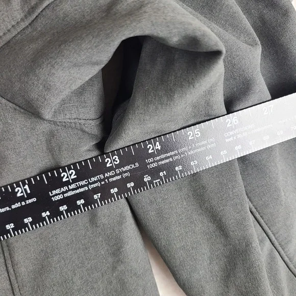 Polo Ralph Lauren Jacket Mens Large‎ Dark Gray Zipper Pocket Full Zip Sweater *